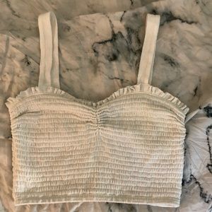 White Crop Top